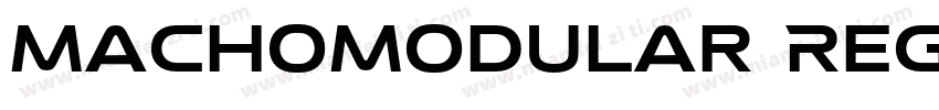 MachoModular Regular字体转换